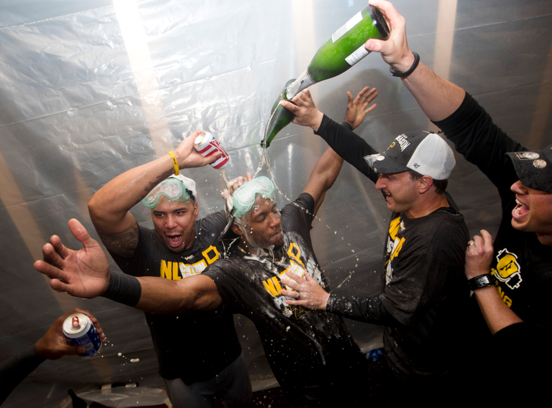 Illustration for article titled The Pirates' Locker-Room Celebration Looks Like So Much Fun